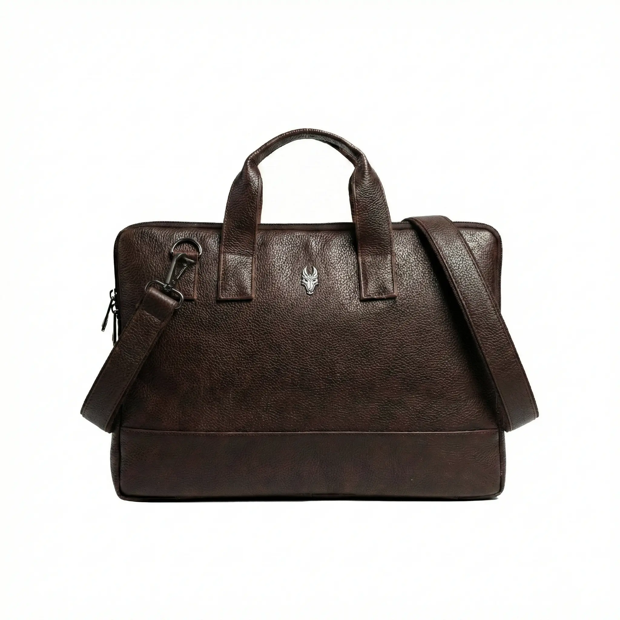 Bugatti Executive Premium Faux Leather Laptop Slim Briefcase - Image 2