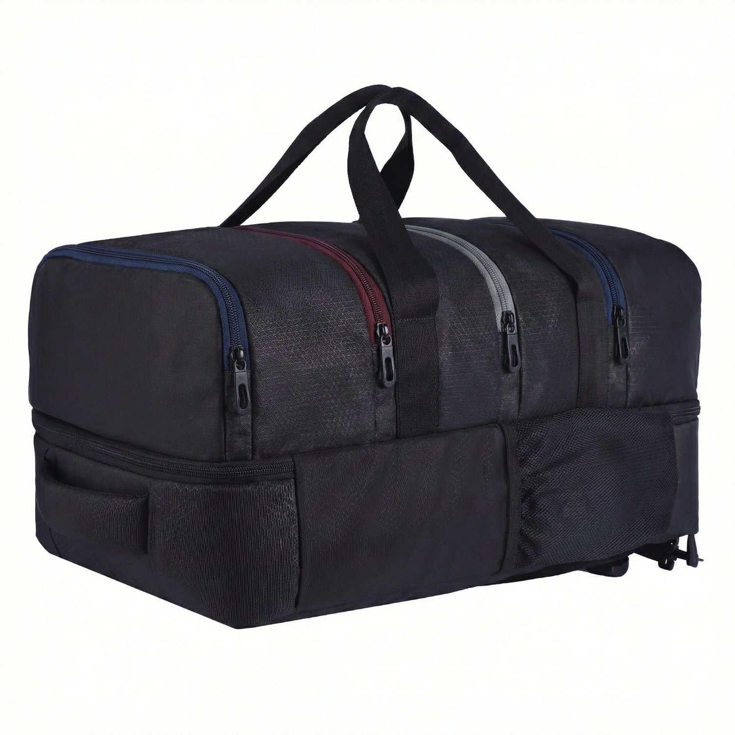 Cruz 44L Convertible Travel Duffel Backpack, Water-Resistant Carry-On with Rain Cover - Image 3