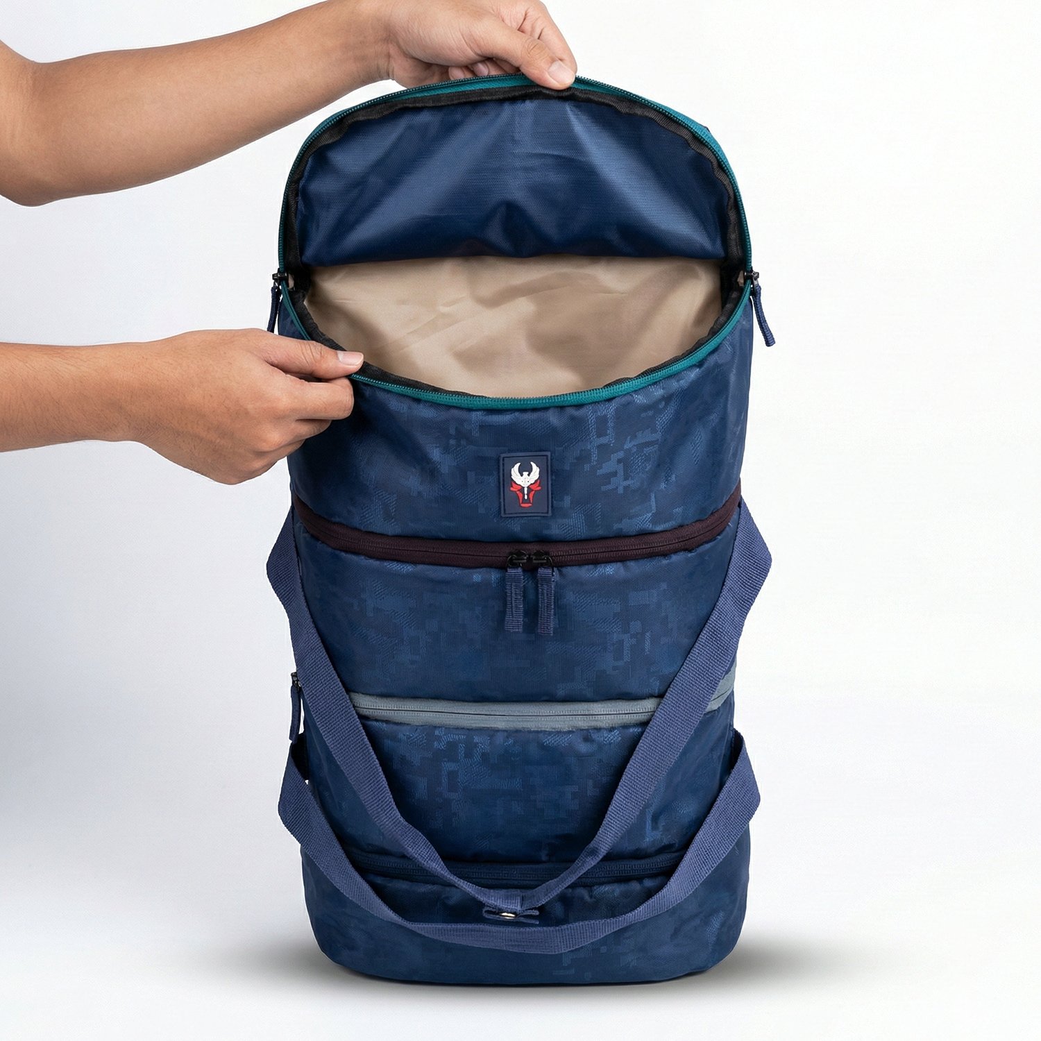 Cruz 44L Convertible Travel Duffel Backpack, Water-Resistant Carry-On with Rain Cover - Image 13