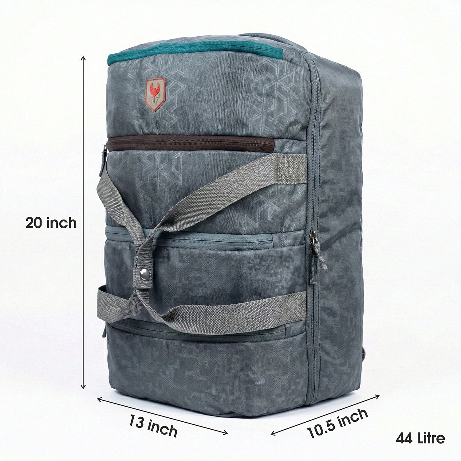 Cruz 44L Convertible Travel Duffel Backpack, Water-Resistant Carry-On with Rain Cover - Image 24